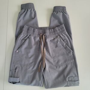 Figs Limited Edition Dark Space Grey 21 pocket Joggers XXS